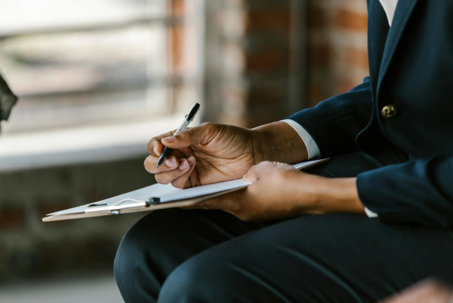 A criminal defense lawyer in Tacoma working on a case.