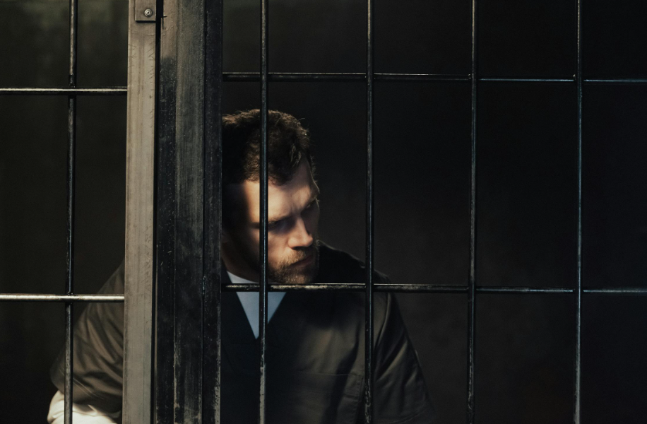 A person in jail.